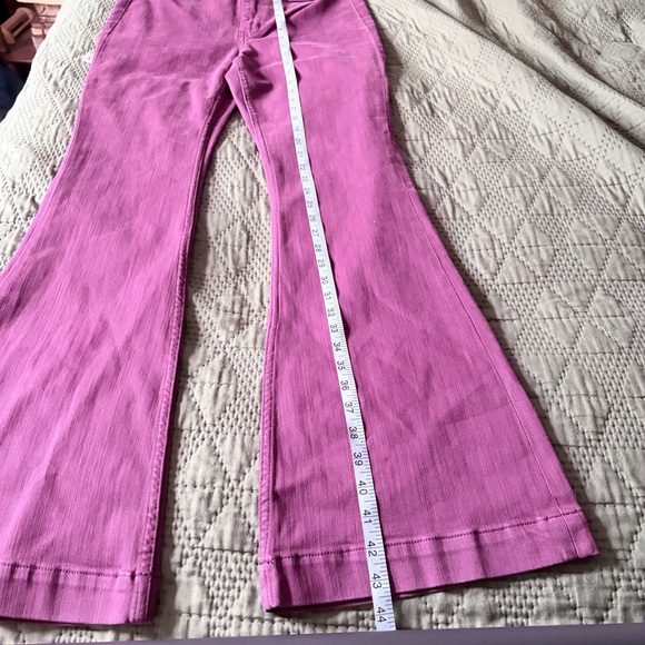 NWT Idyllwind Outlaw Burgundy Super High Rise Flare Jeans - Picture 7 of 7